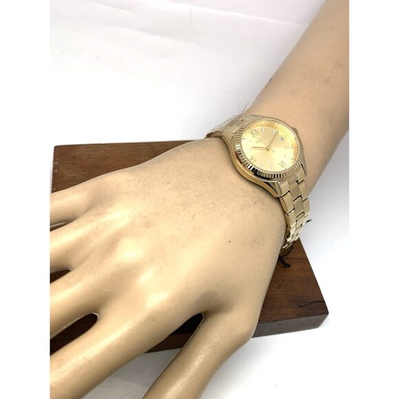 Fossil Women's Watch BQ3638 Scarlette Quartz Gold Dial Stainless Steel 30mm - Picture 5 of 14